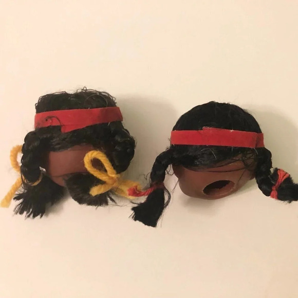 Lot of 7 Assorted Doll Heads Clown Baby Girl Dennis The  Mennace - Picture 15 of 16